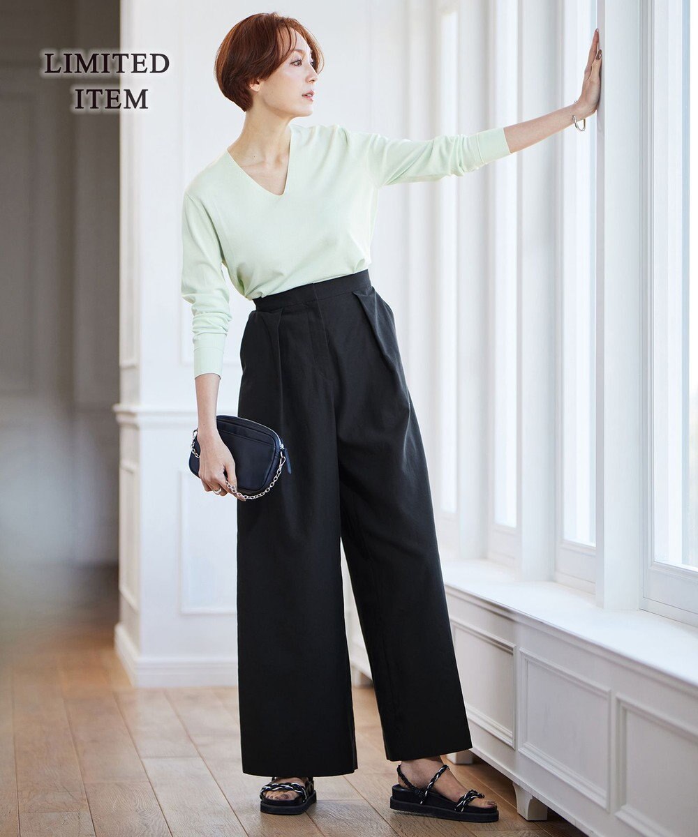 ICB 【WEB限定カラーあり】 シンセティックハイゲージ Vネックプルオーバー 