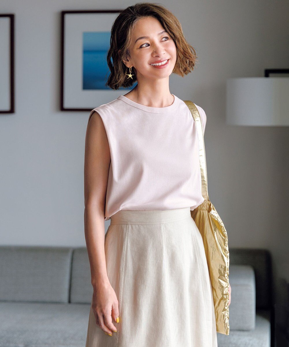 UNFILO ドライタッチフライス ノースリーブT 