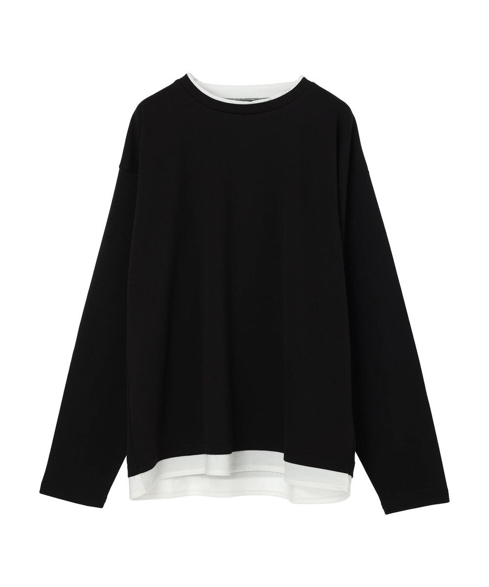 CRAFT STANDARD BOUTIQUE 梨地カットフェイクレイヤードＬ／Ｓ　ＴＥＥ 