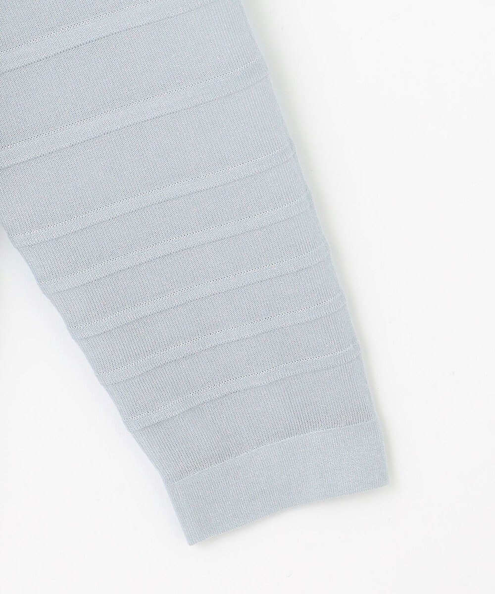 J.PRESS LADIES 【WEB限定・洗える】Vis/Peスパーク シアー ボーダー ニット 