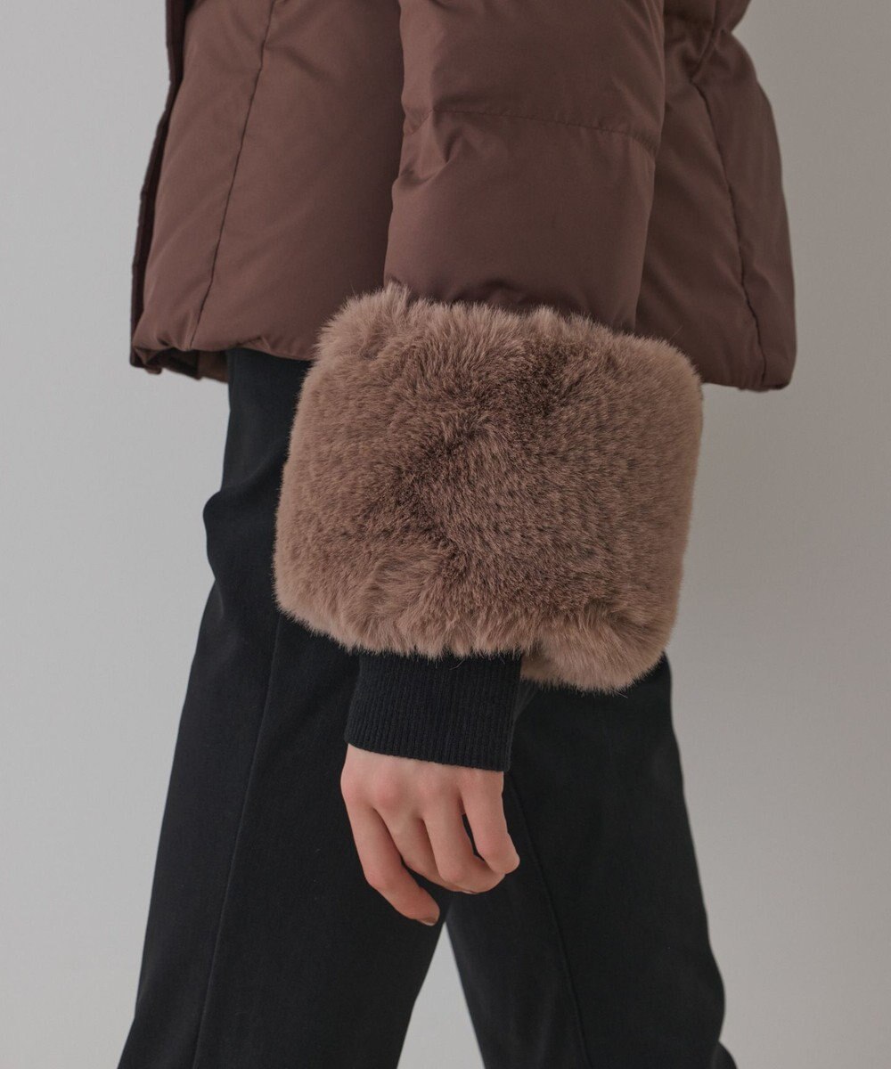 GRACE CONTINENTAL エコファーショートダウンジャケット 