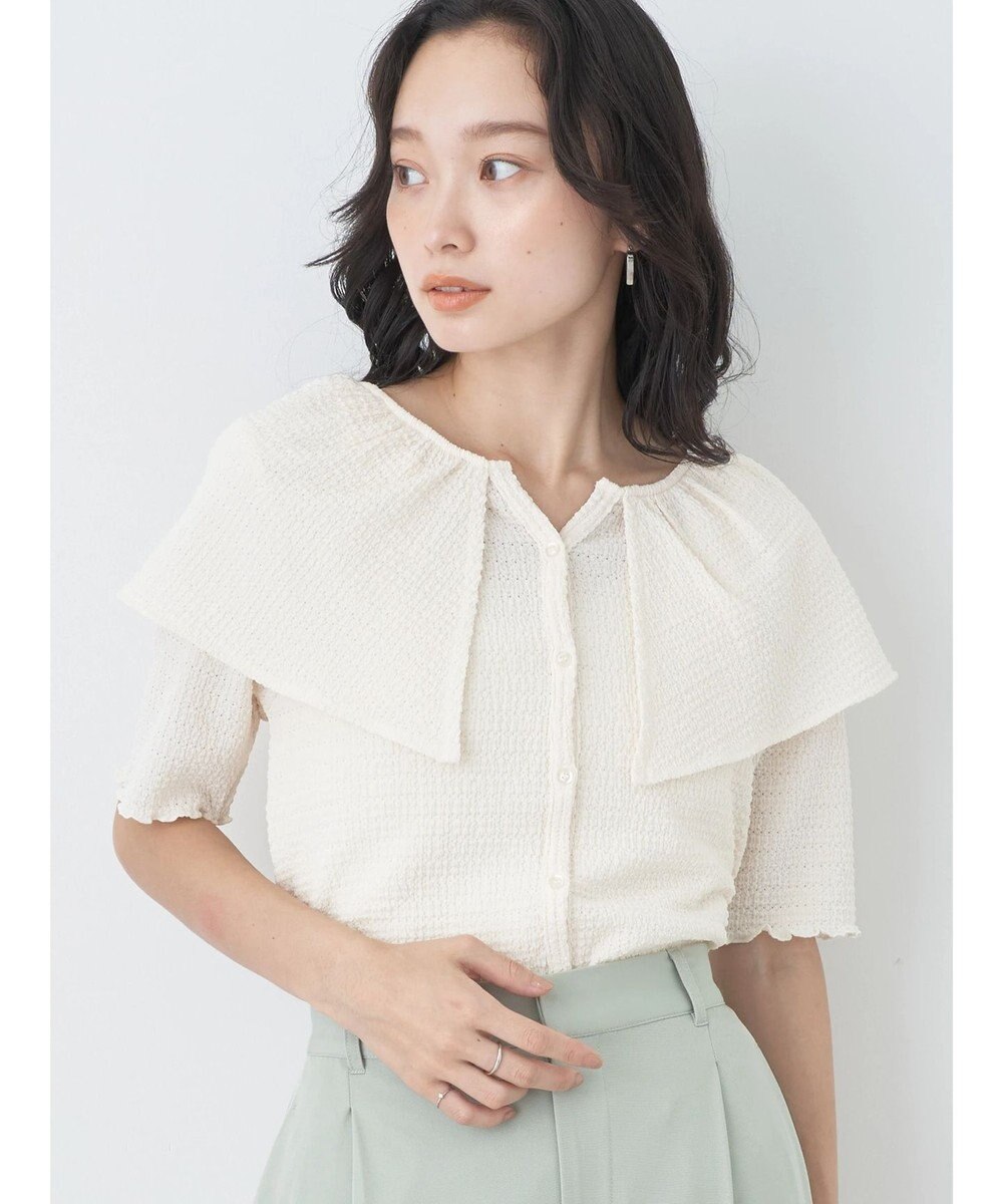 earth music&ecology ビッグカラーカットプルオーバー 