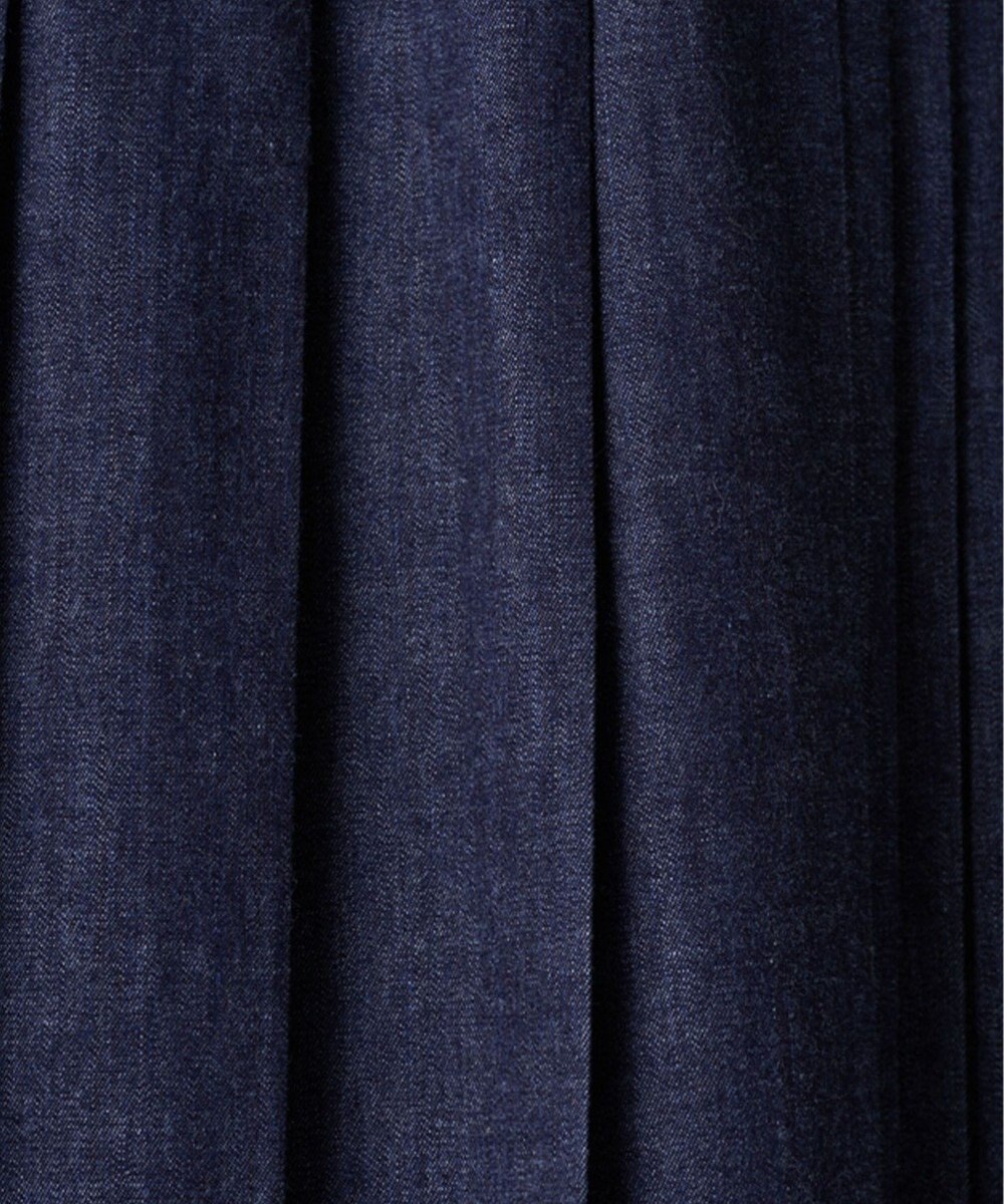 Ripo trenta anni 【ブランド人気】PLEATS RELAX LONG SK プリーツデニムスカート 