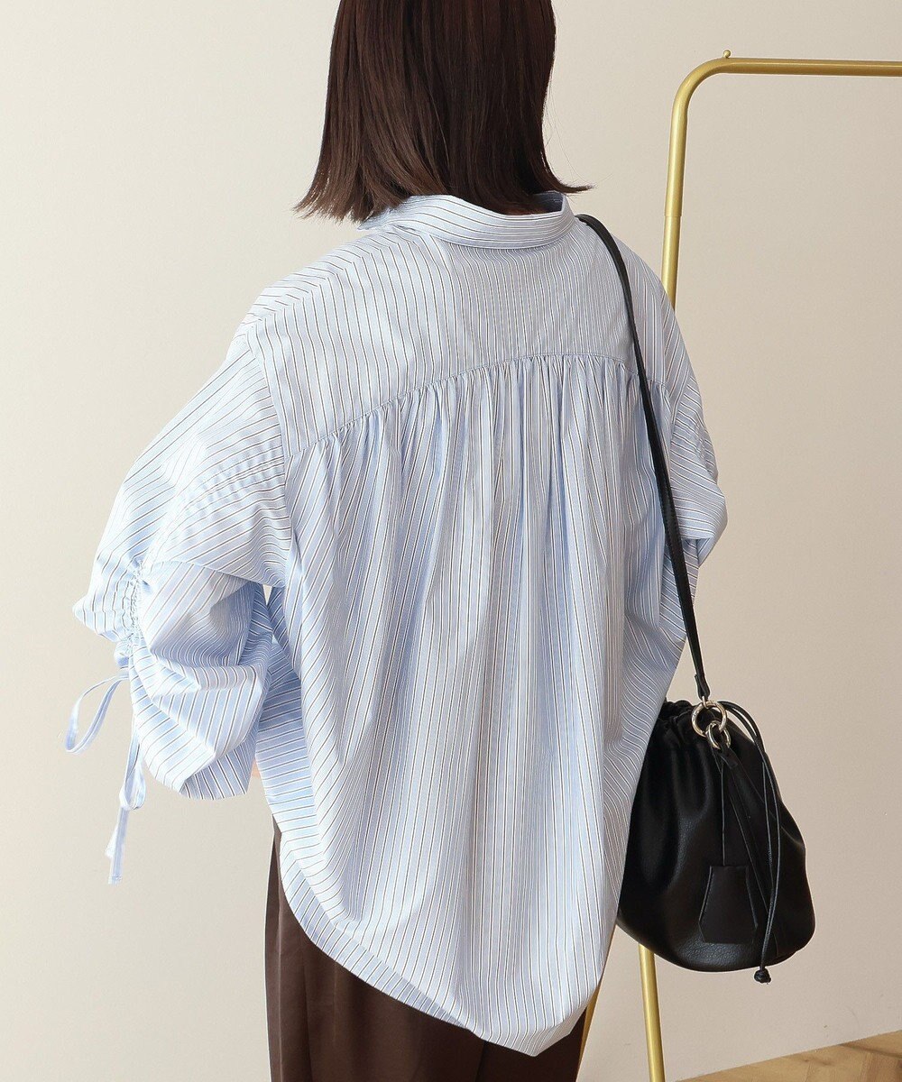 AMERICAN HOLIC 【イージーケア】バックギャザーリボンシャツ 