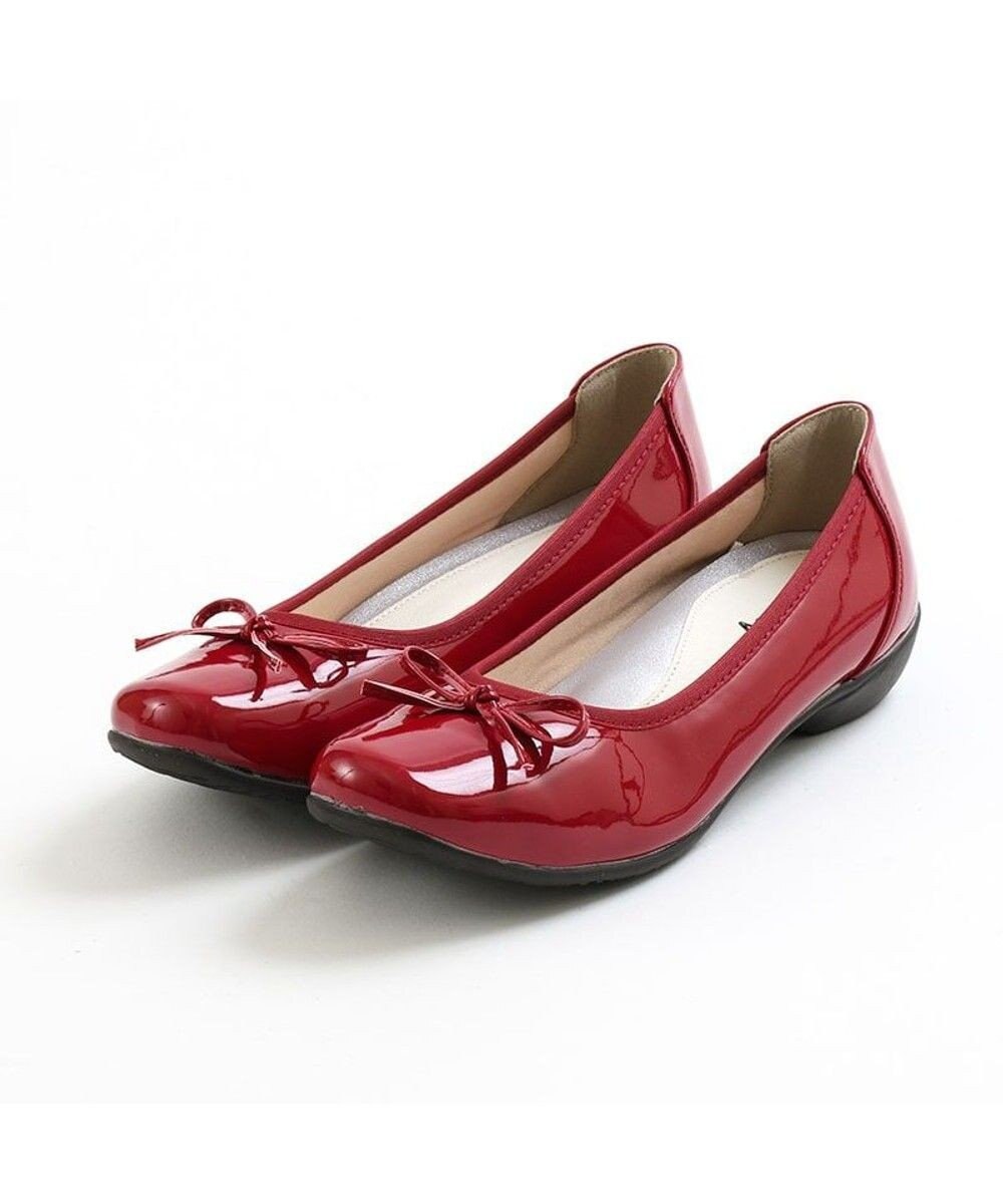 AcureZ カラーバリエーション豊かな人気NO.1リボンバレエ「母趾にやさしい美パンプス」 