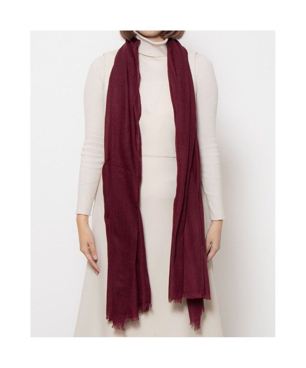 UNBILLION カシュネ cache nez / カシミヤエアリー無地ストール 