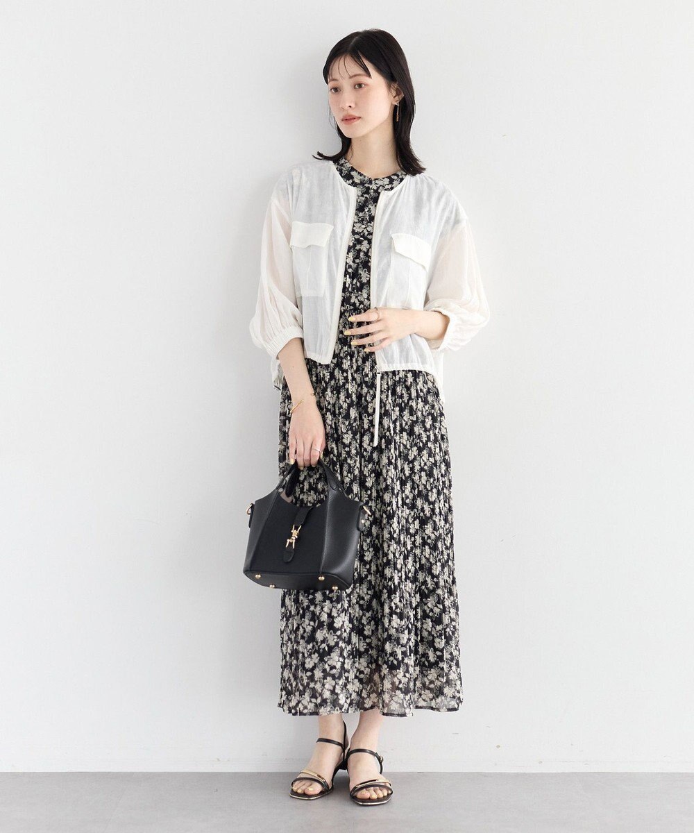 YECCA VECCA ドライタッチシアーブルゾン 