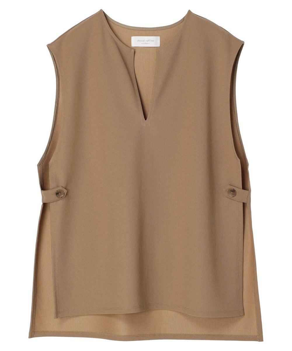 Green Parks キーネックカットベスト 