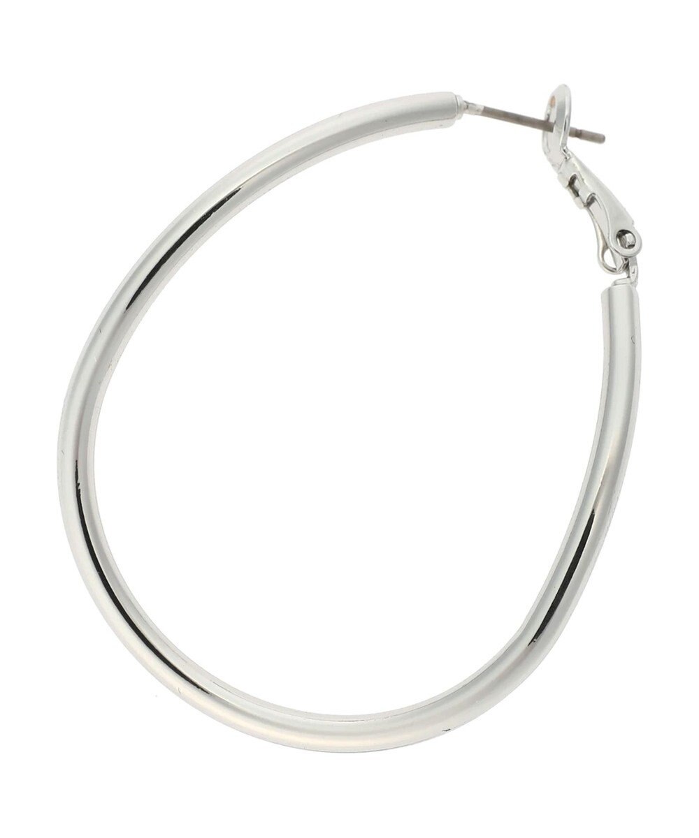 AMERICAN HOLIC 変形メタルフープピアス 