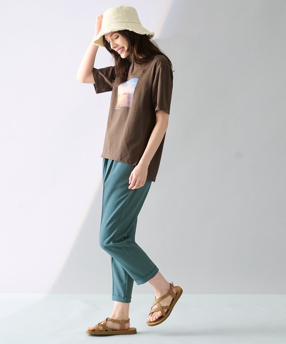 ANY 【UVケア/接触冷感/ウエストゴム】イージーケア美脚パンツⅡ 