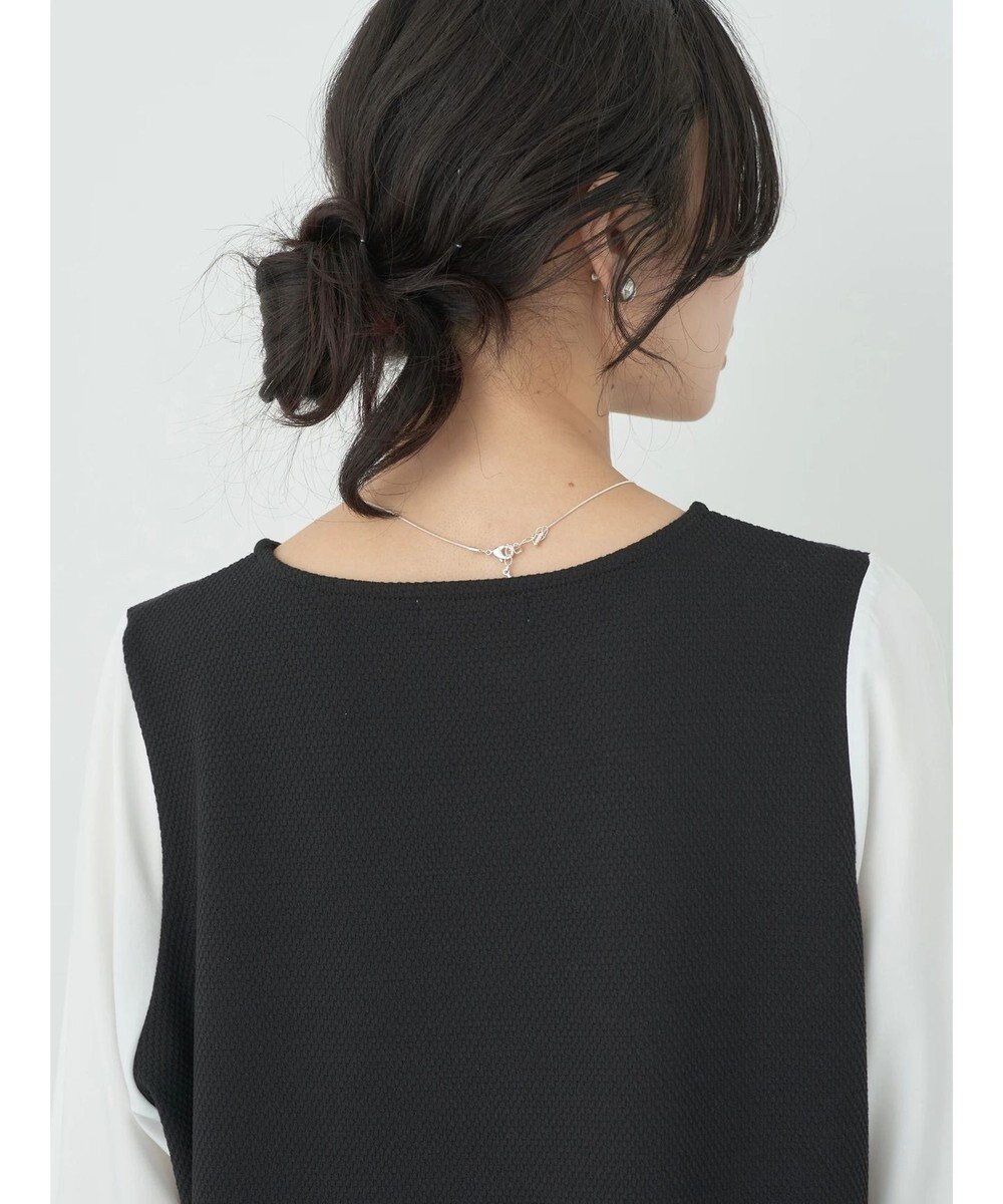 earth music&ecology プリーツドッキングプルオーバー 