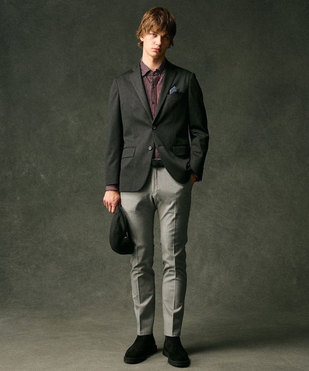 JOSEPH ABBOUD 【ストレッチ】エアロムリネ コンフォートジャージジャケット 