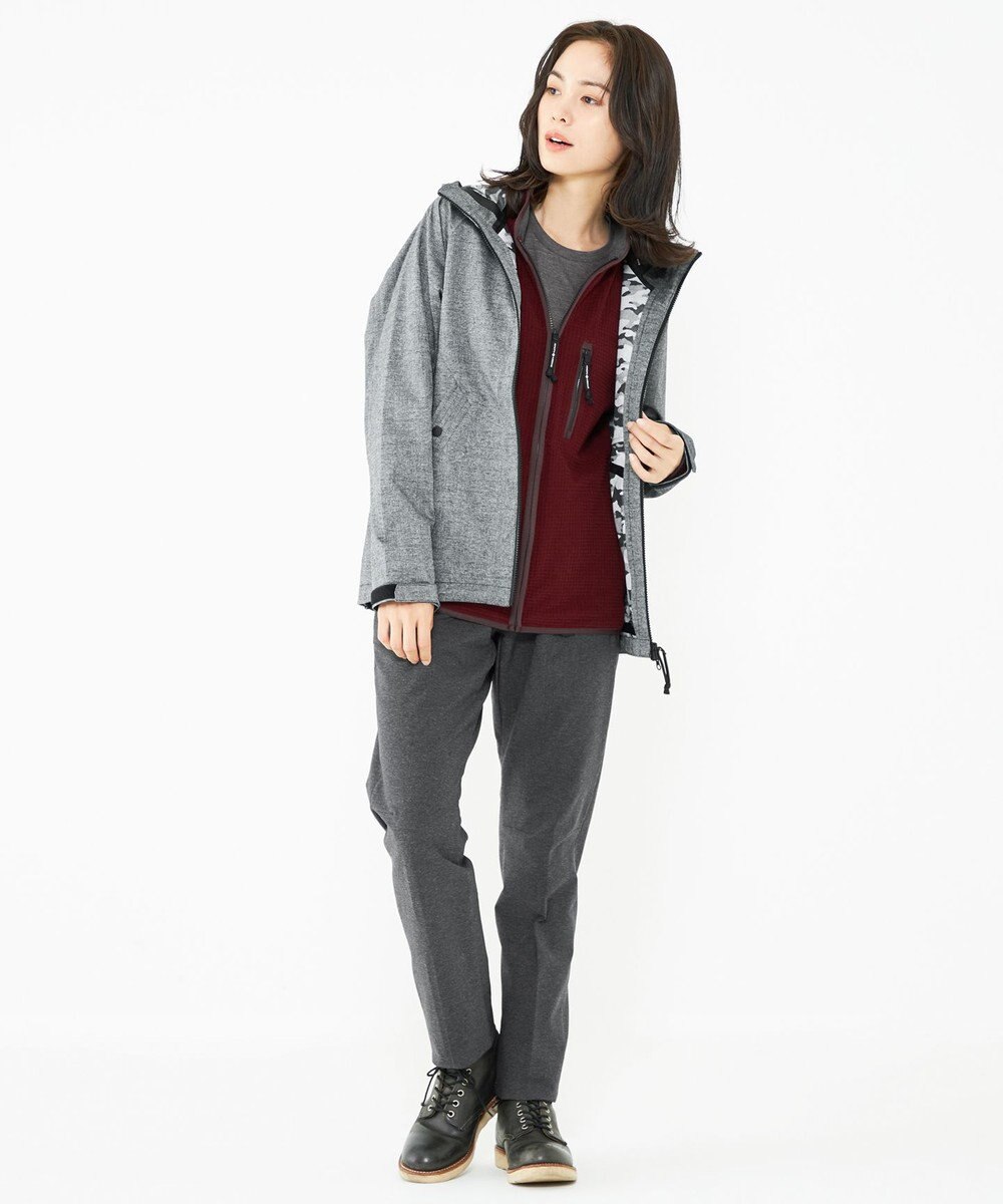 JOSEPH ABBOUD MOUNTAIN 【UNISEX】スラブジャガードバックカモ ブルゾン 