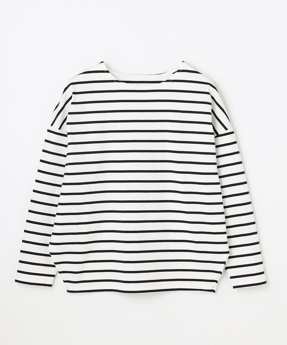 ANY L コクーンボーダープルオーバー 