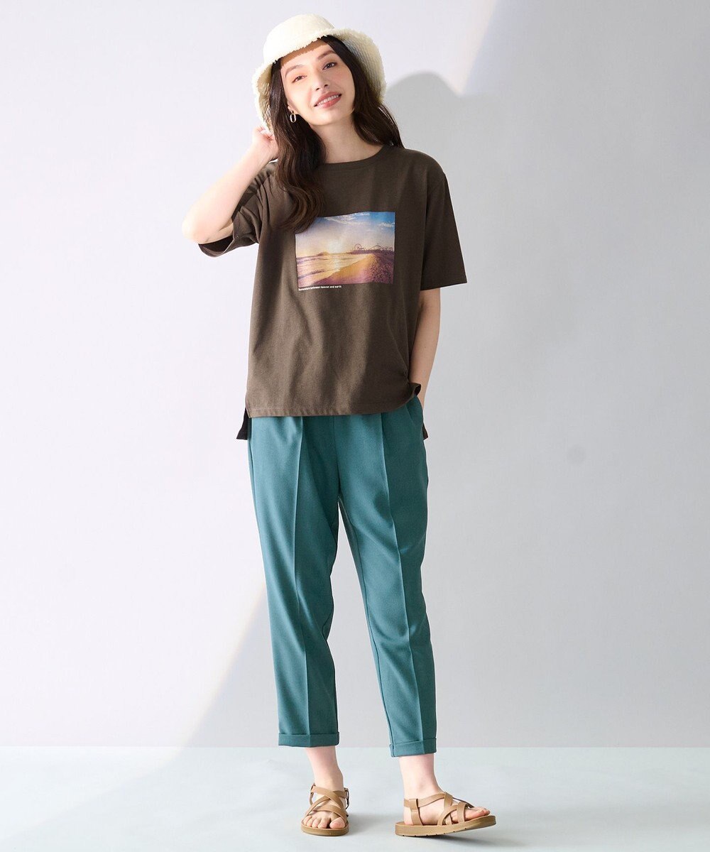 ANY 【UVケア/接触冷感/ウエストゴム】イージーケア美脚パンツⅡ 