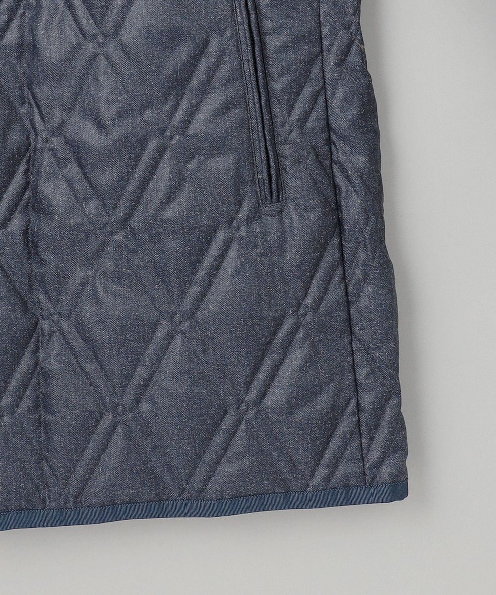 GOTAIRIKU 【仕事で着用可】ブライトシャンブレー キルティング ドレスダウン 