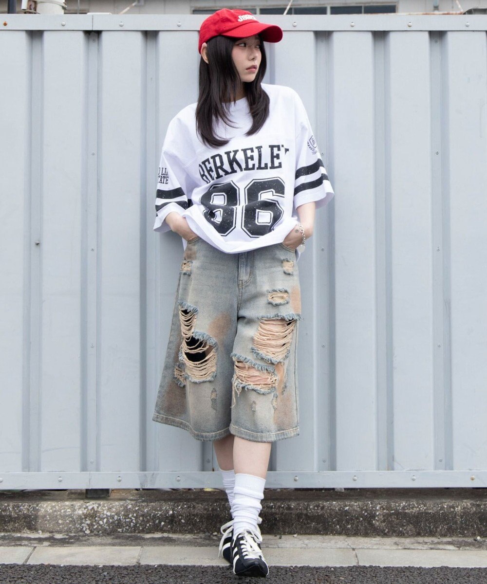 WEGO 【ユニセックス着用ITEM/MLサイズ展開】ナンバリングT（SS） 