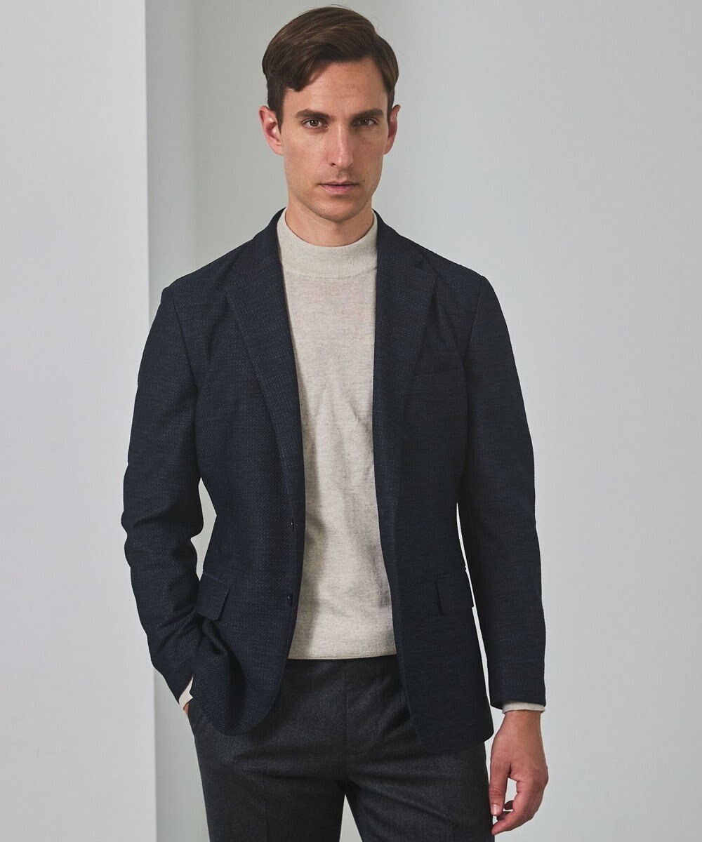 GOTAIRIKU カーディガンジャケット秋冬版【洗える/シワになりにくい/ストレッチ】リンクス BIZ ジャケット 