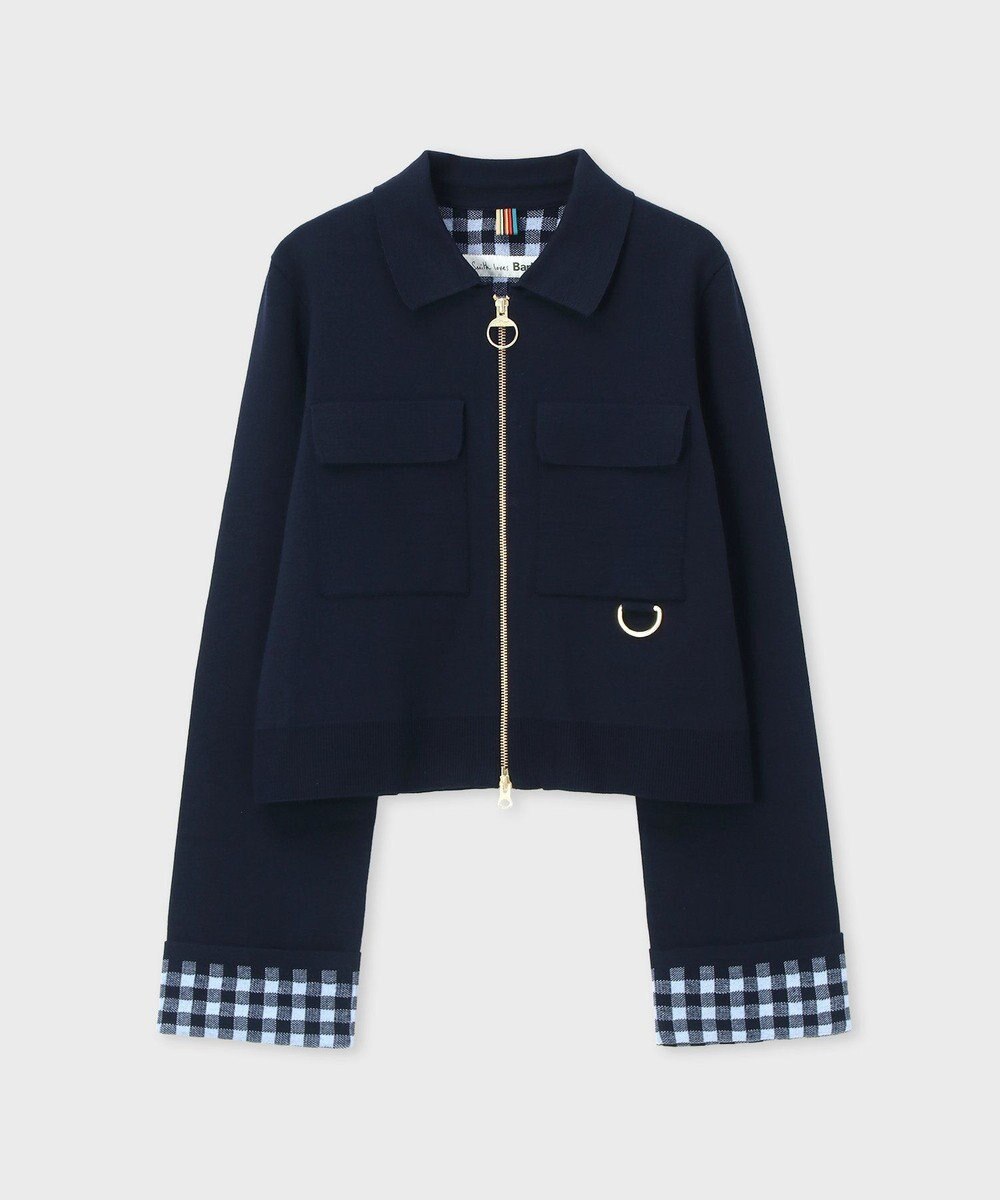 Paul Smith Paul Smith Loves Barbour Whitby Knitted ジップアップジャケット 