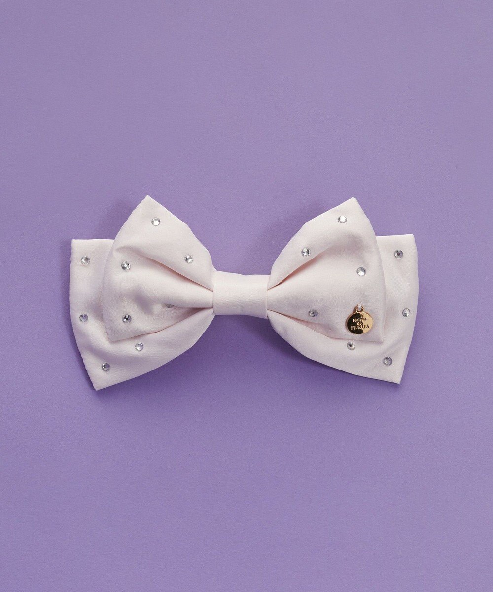 Maison de FLEUR ラインストーンバレッタ 