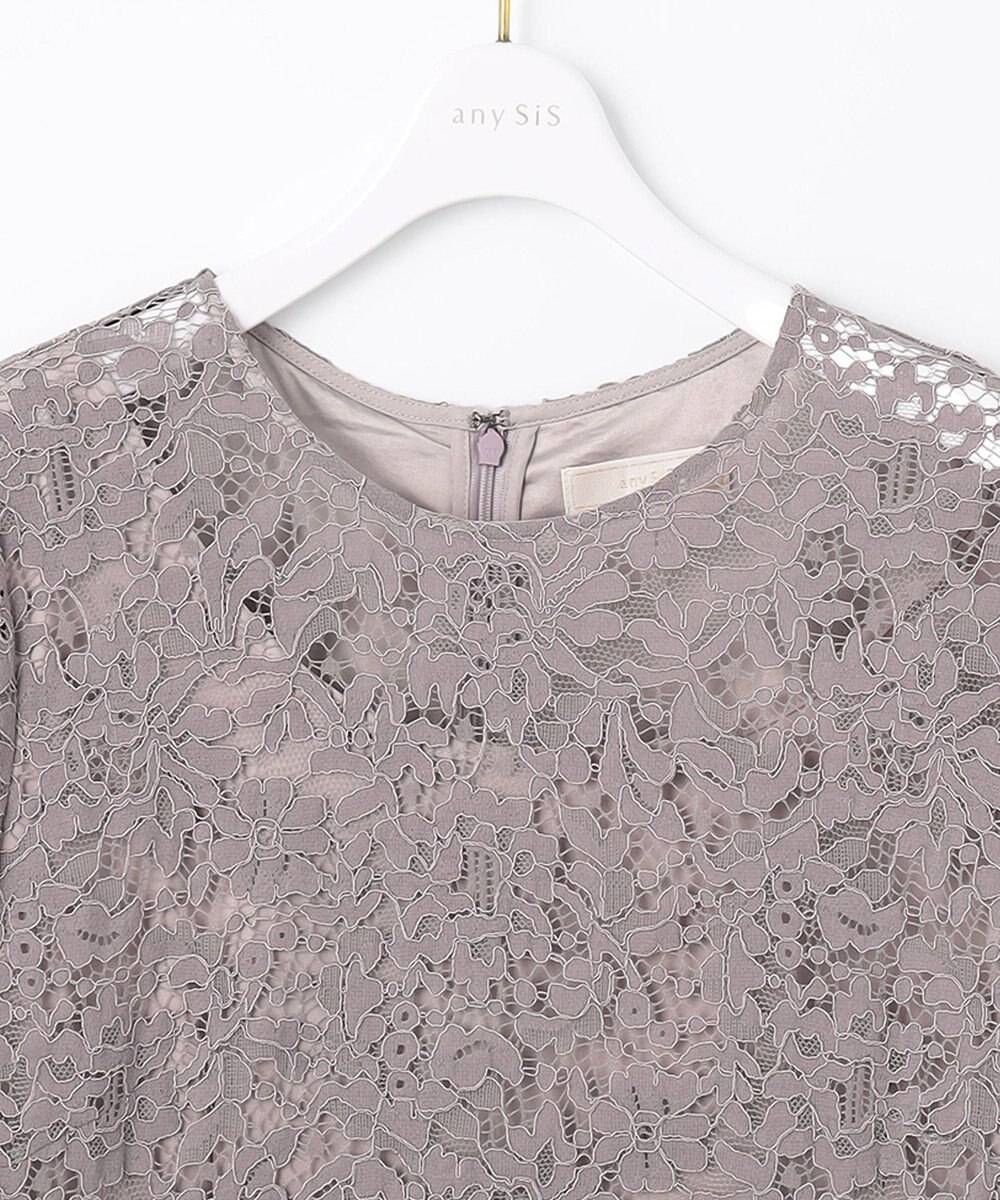 ANY SIS 【洗える】総レース ワンピース 