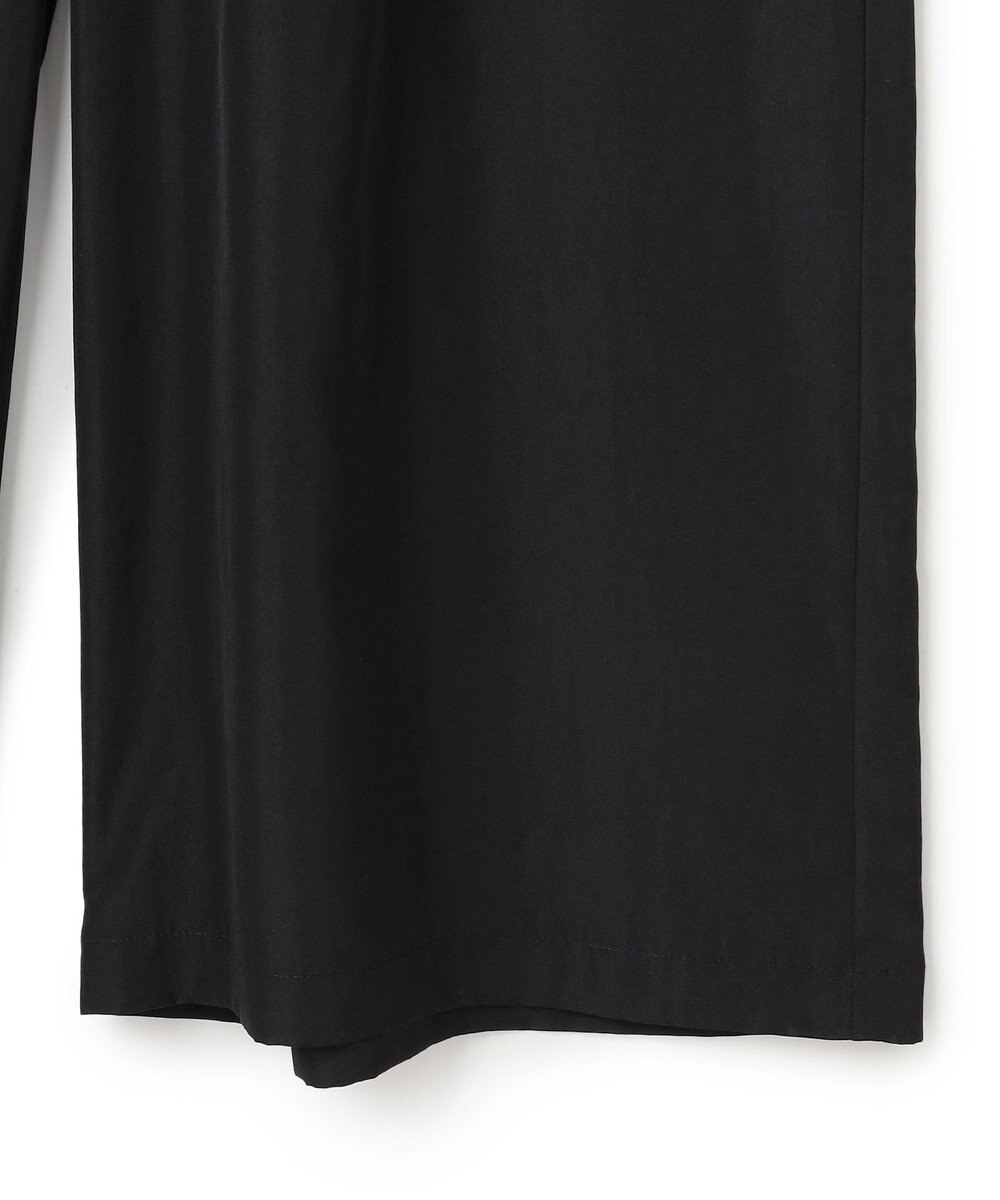 ICB L 【接触冷感・UVケア・速乾・洗える】シルクエステルタフタ ワイドパンツ 