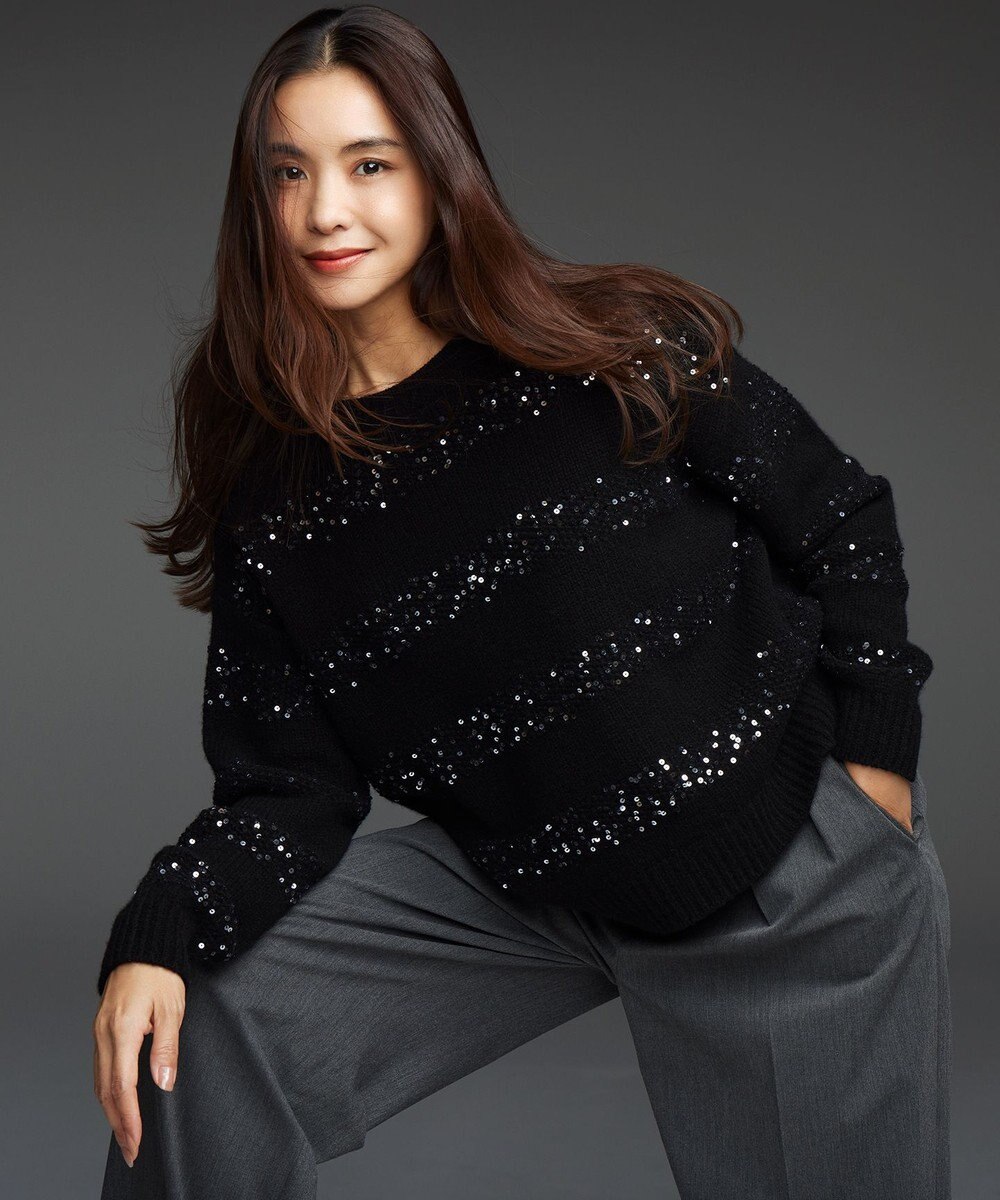 23区 【CLASSY.11月号掲載/洗える】ドライ2WAYストレッチ ワイドパンツ 