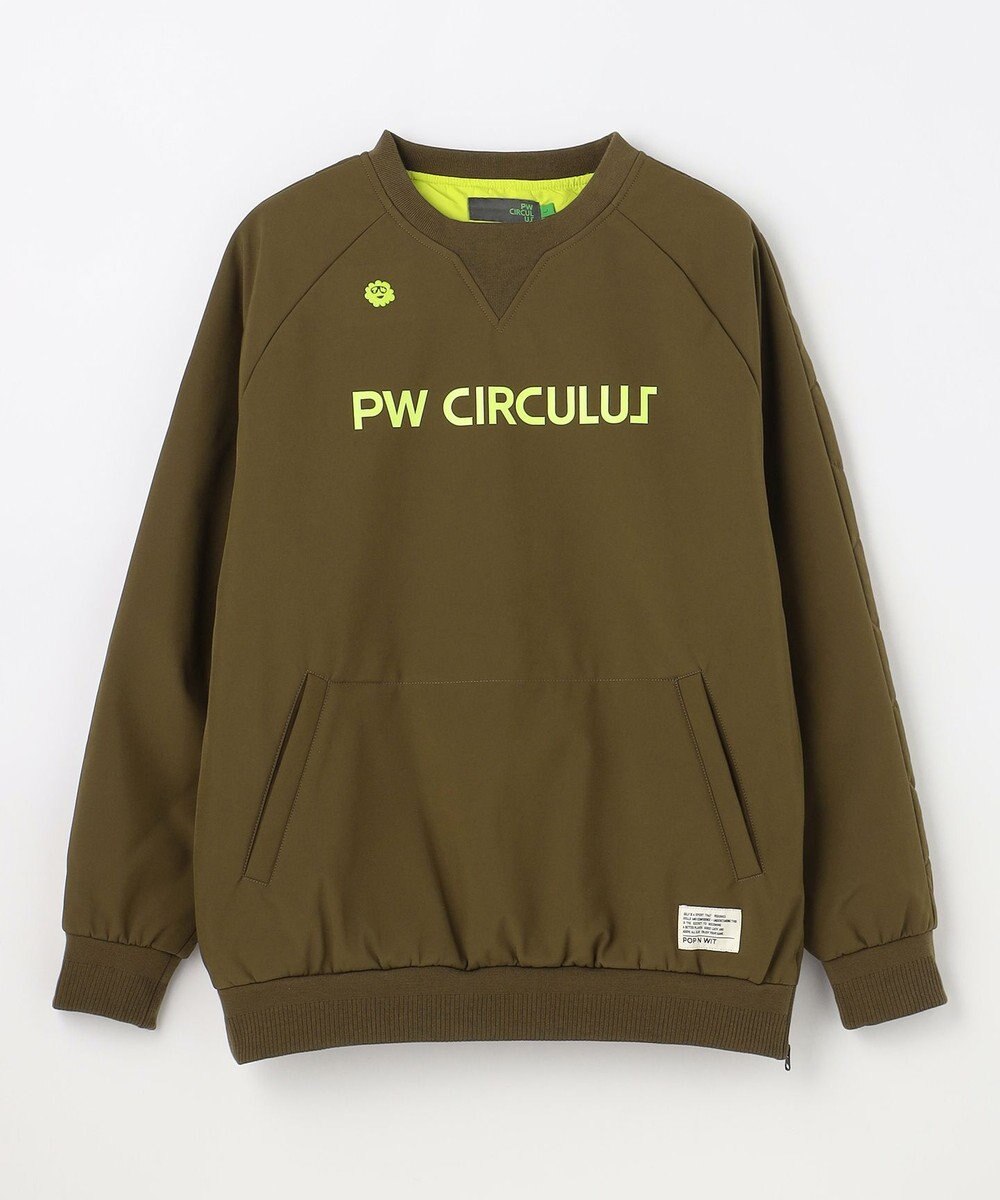 PW CIRCULUS 【3層レイヤー構造ボンディング×中綿キルティング】【MEN】中綿プルオーバー ゴルフ 
