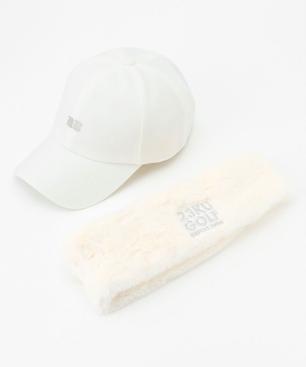 23区GOLF 【WOMEN】イヤーウォーム キャップ 