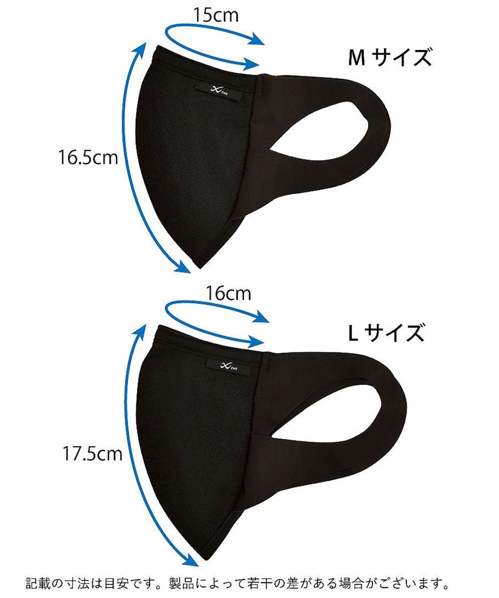 CW-X 【UNISEX】スポーツマスク　息がしやすい３D設計　フィットしやすいノーズワイヤー　メッシュ　/ワコール　HYR701 