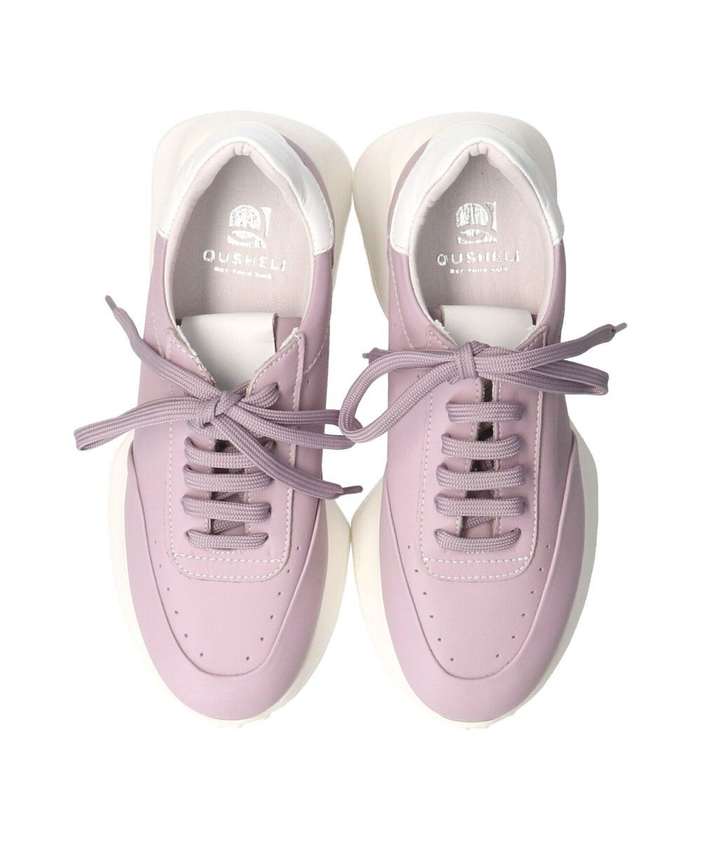 INTER-CHAUSSURES 【QUSHELI】フレアランニングソールスニーカー 