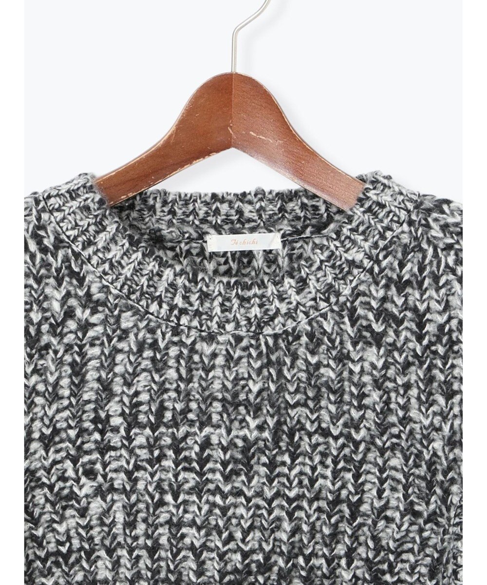 Te chichi ループ編みポンチョ 