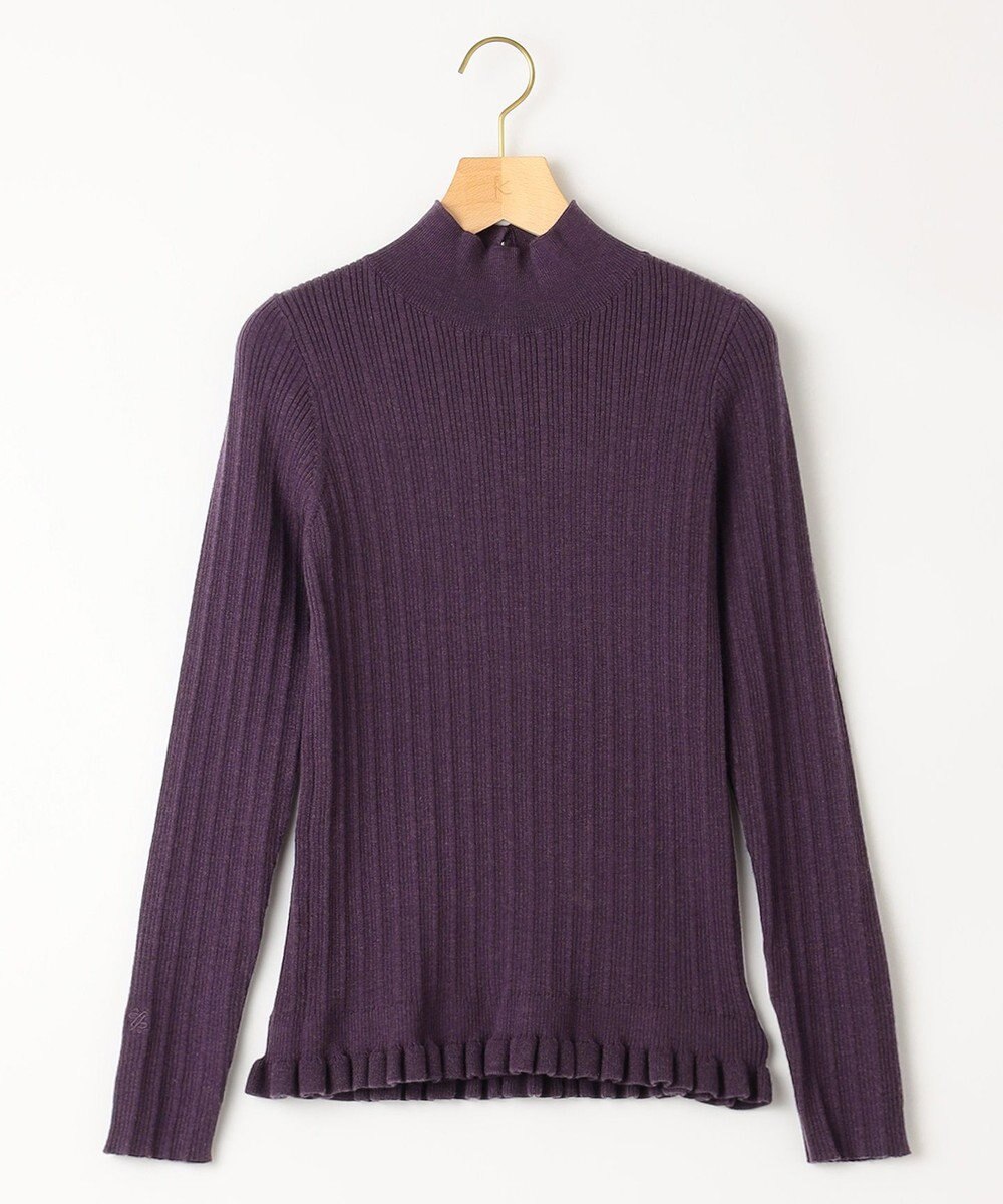 組曲 リブハイネック  ニット 