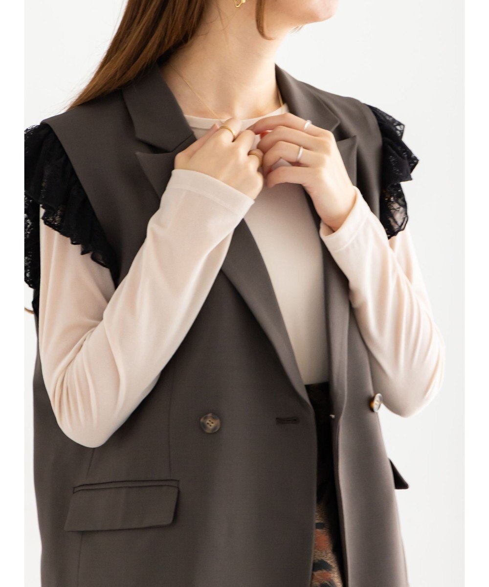 Te chichi シアーベロアトップス《2025Autumn catalog vol.2 item》 