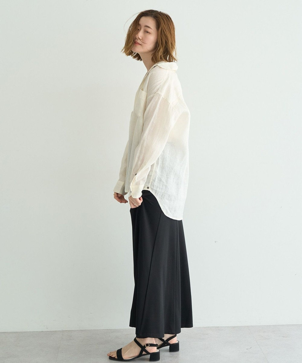 YECCA VECCA 3wayフレンチリネンシャツ 