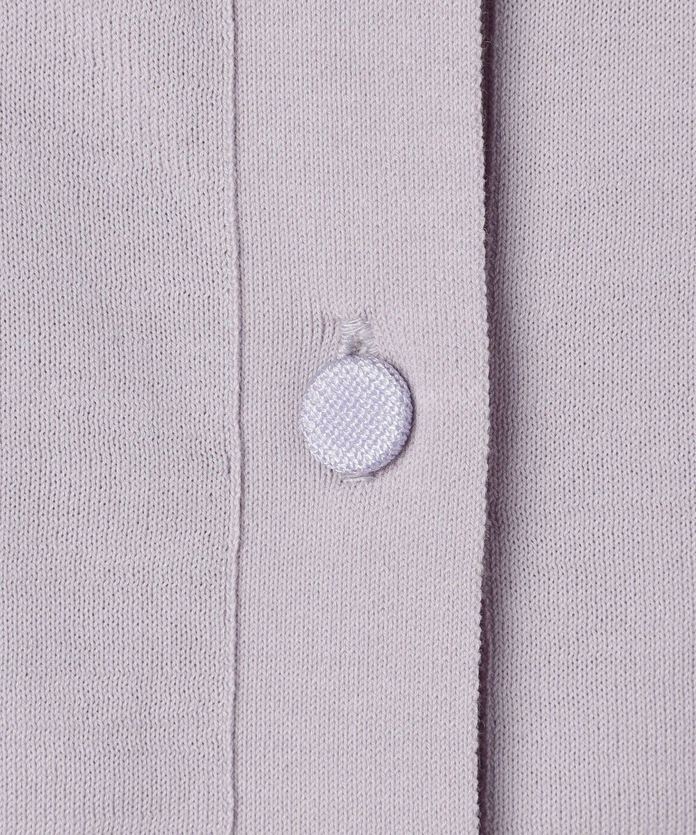 BEIGE， JULIE / コットンシルク クルーネックカーディガン 