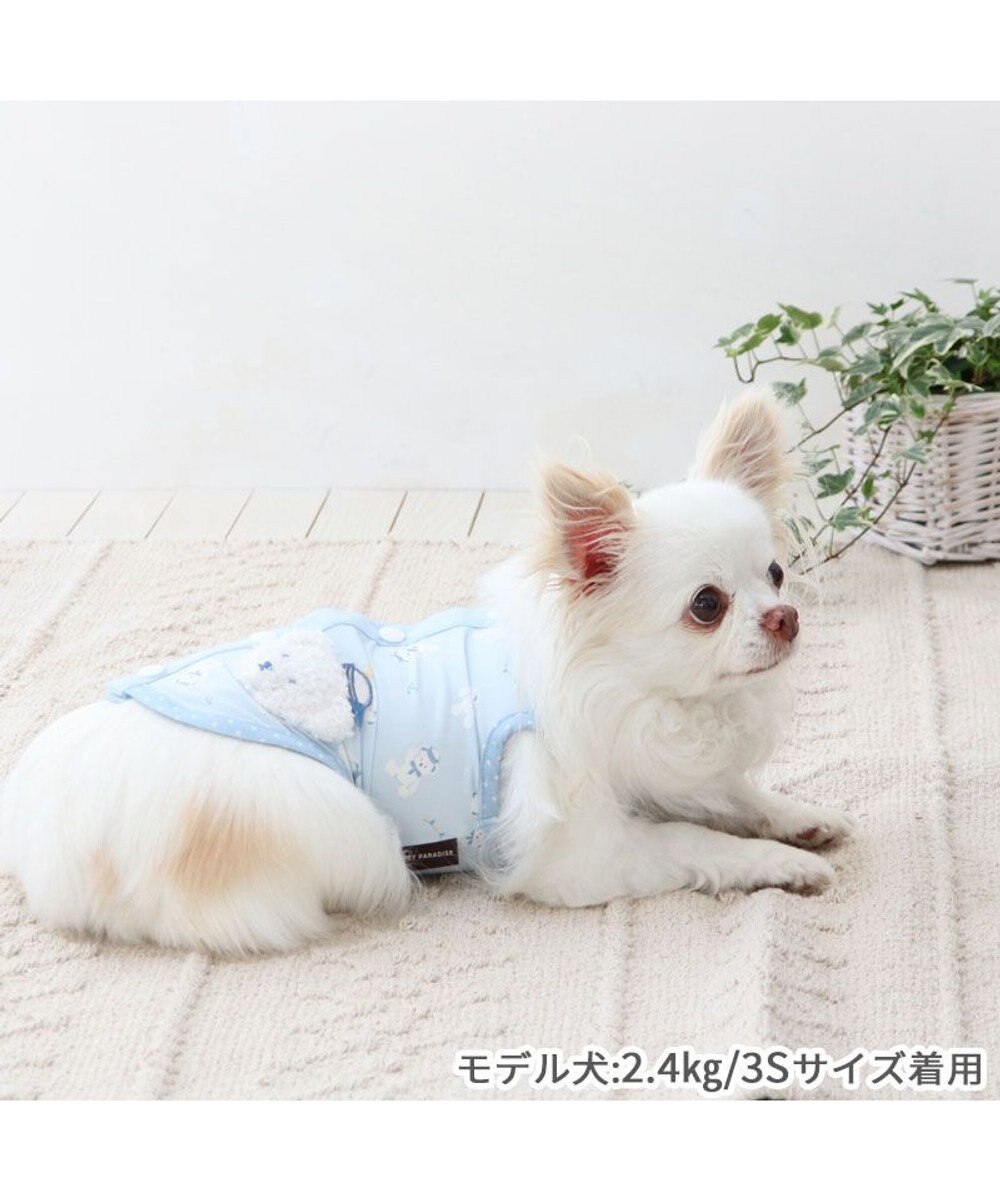 PET PARADISE ペットパラダイス 接触冷感 背中開き タンクトップ 《しろくま》 小型犬 