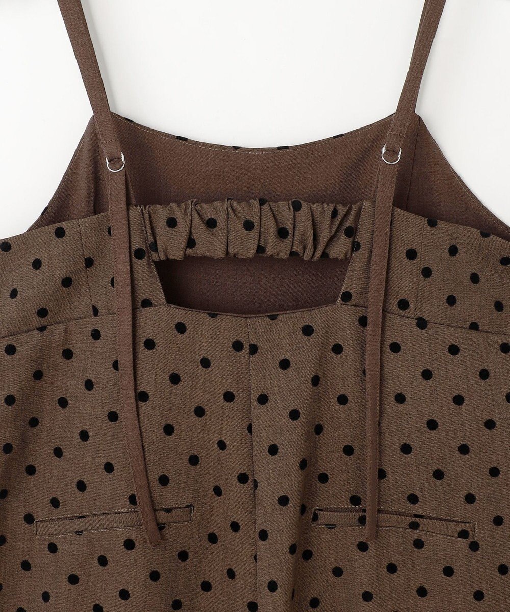 Feroux ドットフロッキー ロンパース 