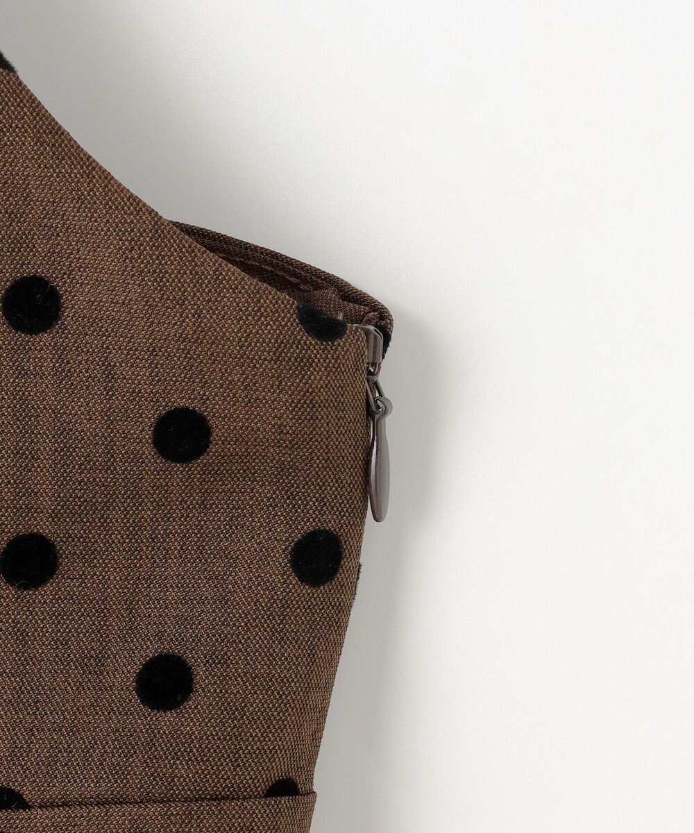 Feroux ドットフロッキー ロンパース 