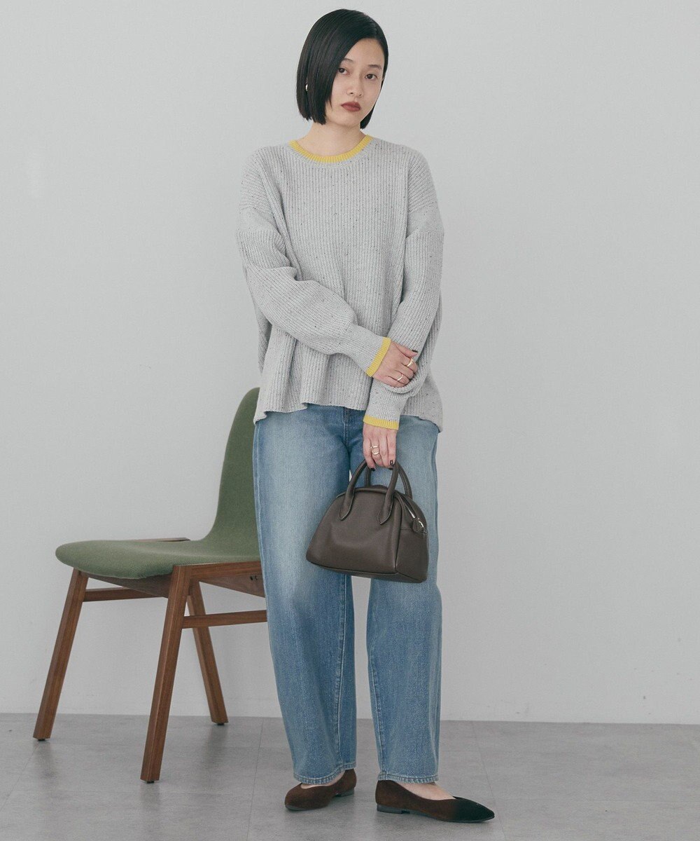 AMERICAN HOLIC 【WEB限定】配色ラインニットプルオーバー 