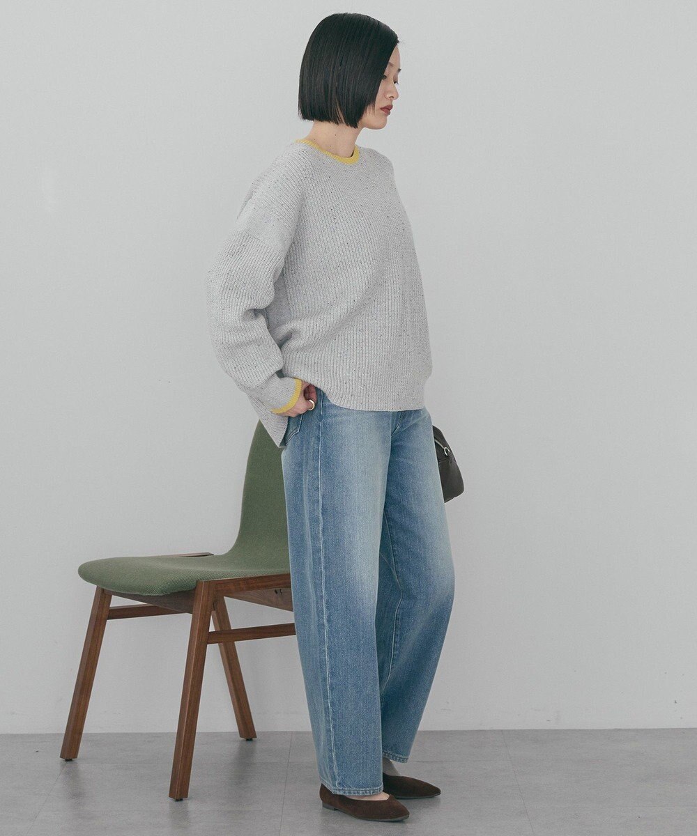 AMERICAN HOLIC 【WEB限定】配色ラインニットプルオーバー 