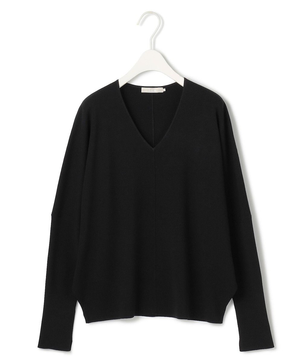 ICB 【洗える】 クロスコンビ Vネックプルオーバー 