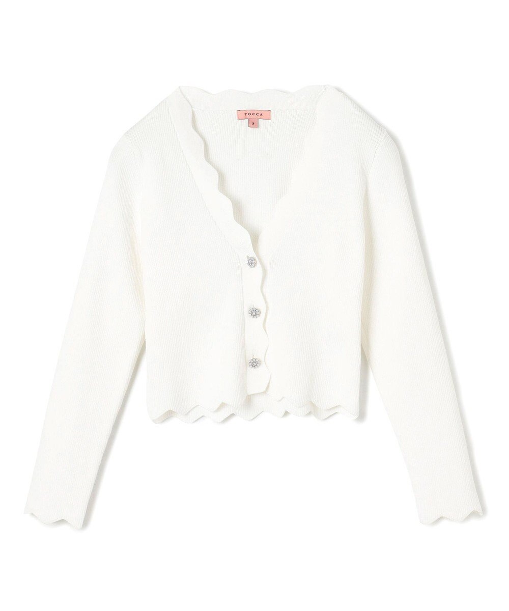 TOCCA ZIGZAG KNIT カーディガン 