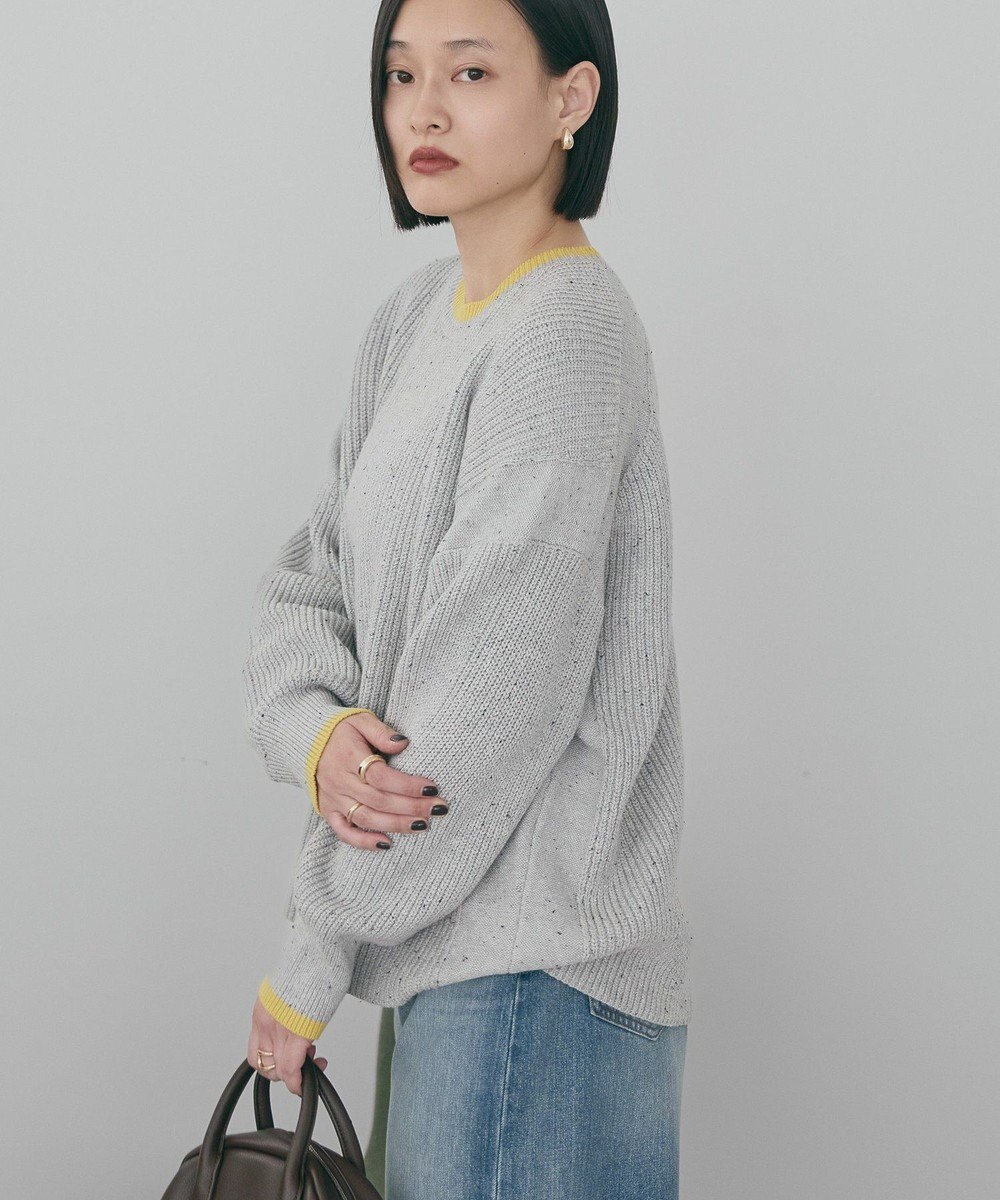 AMERICAN HOLIC 【WEB限定】配色ラインニットプルオーバー 