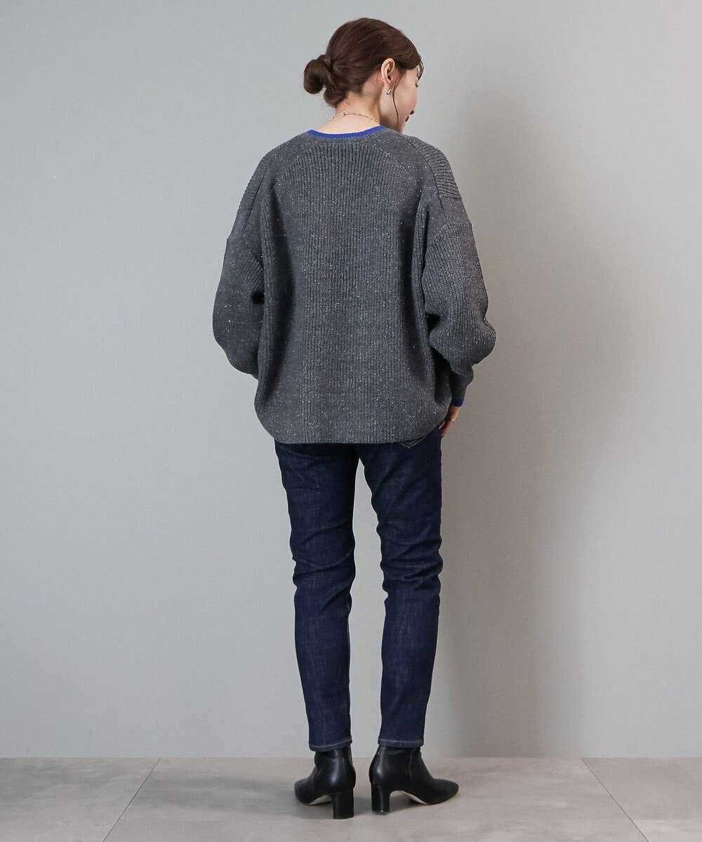 AMERICAN HOLIC 【WEB限定】配色ラインニットプルオーバー 