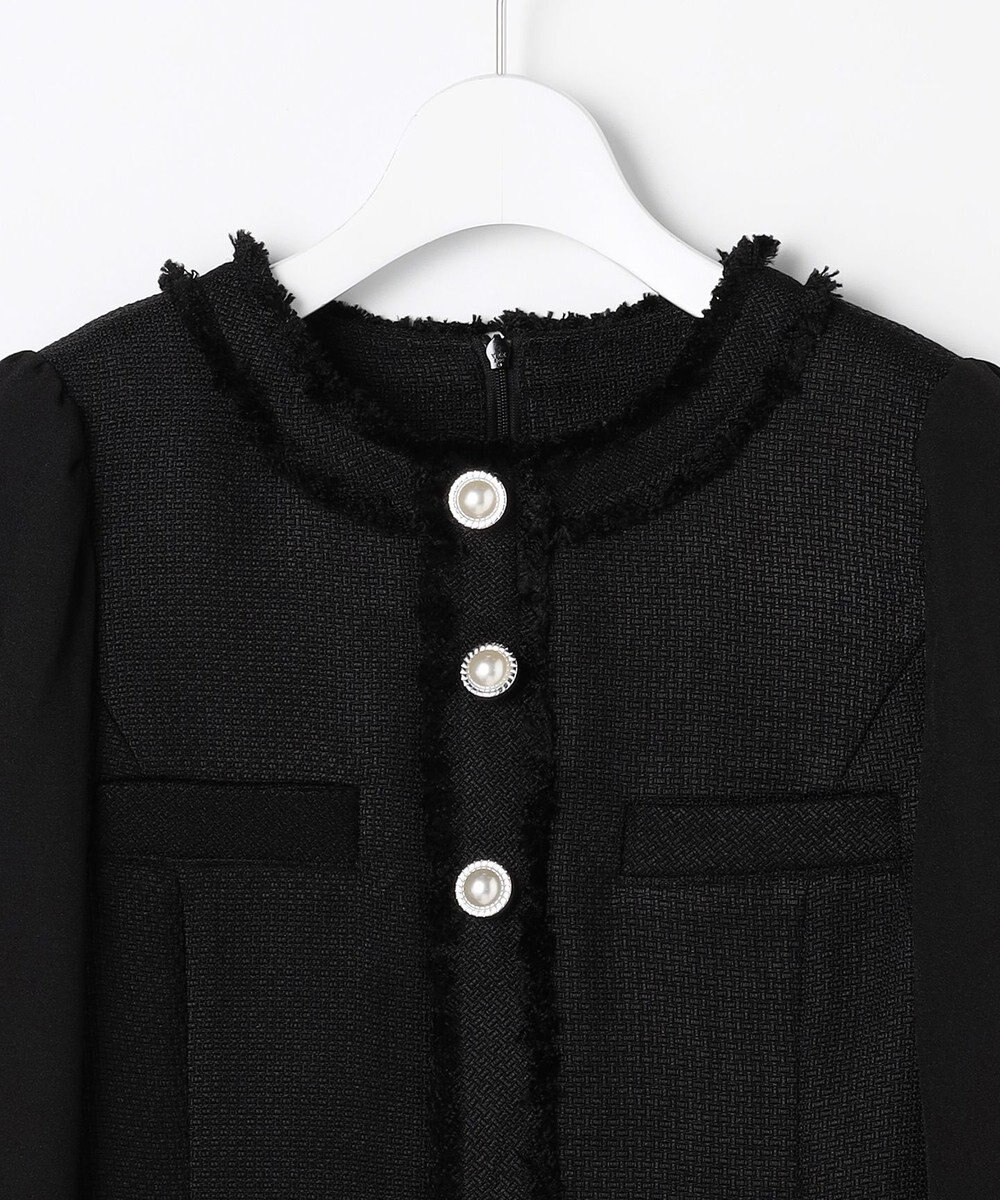 Feroux ツイードミディ ワンピース 