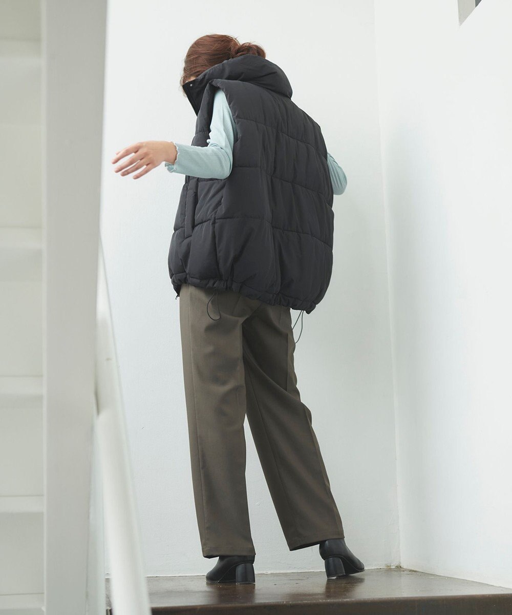 Feroux スタンドネック中綿 ベスト 