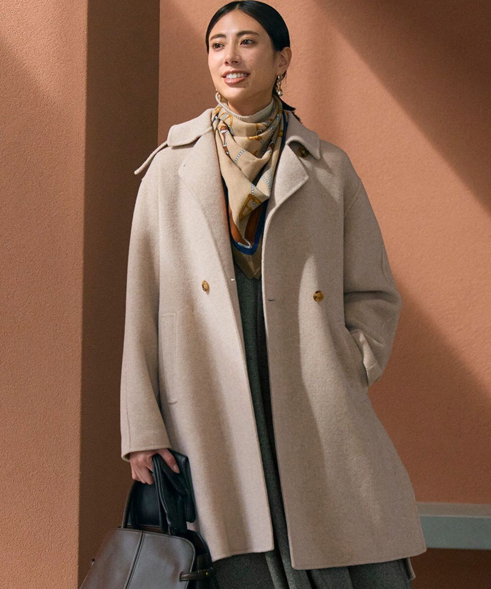 23区 L 【VERYベストアウター大賞「ロングアウター賞」受賞！/滝沢眞規子さん着用】 MANTECOPure リバー チェスターコート 