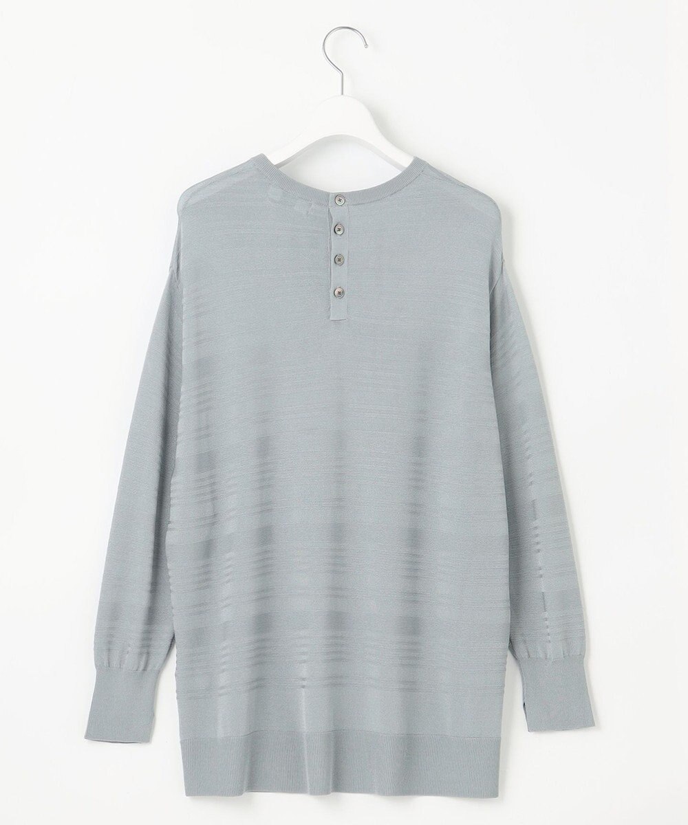 J.PRESS LADIES 【WEB限定カラーあり・洗える】SILKY RAYON STRETCH ボーダー ニット 