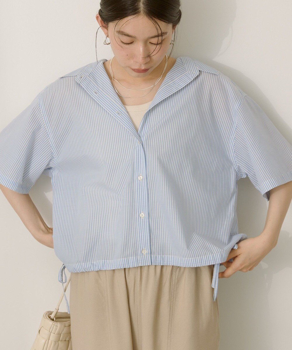 AMERICAN HOLIC T/Rキュプラ ドロストヘムシャツ 